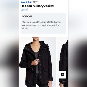 Levi's Hooded Military Jacket